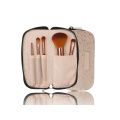 Synthetic Hair Makeup Tool Cosmetic Brush with Zipper Pouch